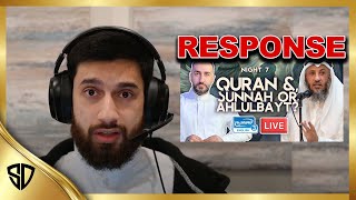 Response  Quran amp Sunnah or Ahlulbayt  Ammar Nakshawani [upl. by Follmer]