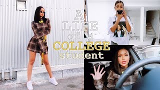 A WEEK IN MY LIFE IN COLLEGE ♡ What I Actually Wear to School [upl. by Irmine]