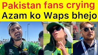 USA Beat Pakistan 🛑 Pak fans crying 😢 over heavy loss vs USA in ICC T20 World Cup 2024 [upl. by Aieki]