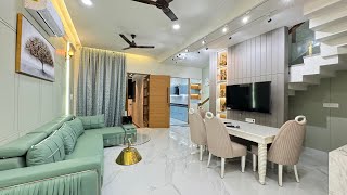 20x60 Ultimate House Design with beautiful interior design  4 bhk house in Jagatpura jaipur [upl. by Luz]