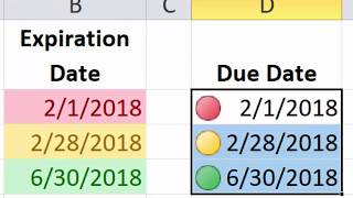 Excel Essentials  Level UP  Conditional Formatting for Due Dates and Expiration Dates [upl. by Keslie823]