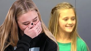 Reacting To My First Audition Tapes  Lizzy Greene [upl. by Narton]