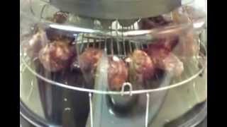 Nuwave Oven Recipes Cooking Barbecue Chicken Wings  An Infrared Oven TV Episode [upl. by Lleda209]