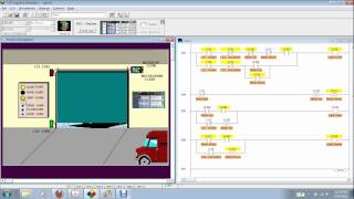 LogixPro Door Simulation 3 example Latch instructions [upl. by Kciredohr]