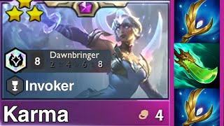 Karma⭐️⭐️⭐️ 8 Dawnbringer TFT  Set 55 Revival [upl. by Noakes]