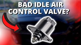 SYMPTOMS OF A BAD IDLE AIR CONTROL VALVE [upl. by Alius]