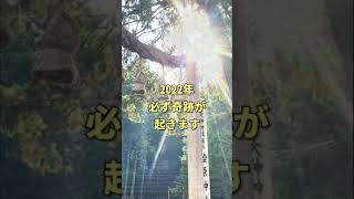 見るだけで怖いくらい開運する⚠️おめでとうございます！２０２２年必ず奇跡が起きます【檜原神社 遠隔参拝】 shorts [upl. by Rtoip]