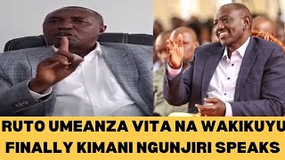 KWISHA Wewe Ruto Ni Mnyama na Umeanza Vita na Wakikuyu Kimani Ngunjiri Speaks After Gachagua Fired [upl. by Tugman]