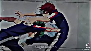 DEKU vs Todoroki Edit myheroacademia anime [upl. by Hseham]