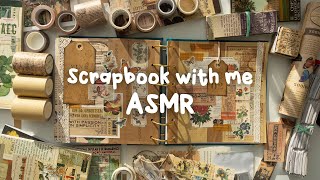 ASMR Scrapbook with Me  Relaxing Stationery Sounds  No Talking [upl. by Eityak987]