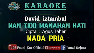 Nan tido manahan hati Karaoke Zalmon Versi David iztambul NADA PRIA Cipta  Agus Taher [upl. by Mok231]