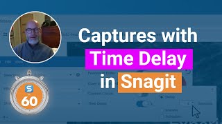 Capture Information in Collapsed Menus with Delayed Capture  Snagit in 60 Seconds [upl. by Okiron842]