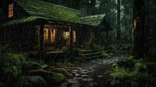 Rain Sounds  Rain in Forest White Noise For Relaxation Sleeping Studying Focus [upl. by Ber]