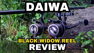 DAIWA BLACK WIDOW REEL REVIEWCarp Fishing ꟾ February 2024 [upl. by Niwdog]