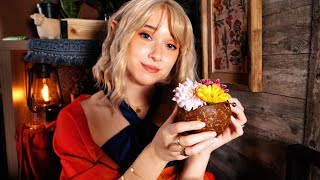 ASMR Relax at The Noble Canteen 🍹🌺  BOTW Roleplay  Gerudo Town Oasis 🌴🥥 [upl. by Aieken125]