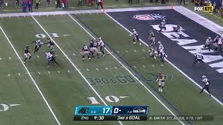 TYLER LOCKETT INSANE TOE TAP TOUCHDOWN VS PANTHERS [upl. by Finah113]