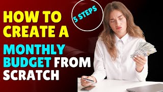 How to Create a Monthly Budget from Scratch  Step by Step Guide for Beginners [upl. by Beghtol]