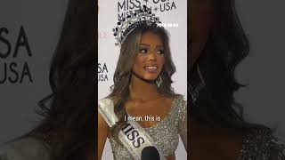 Alma Cooper reflects on her win at 2024 Miss USA pageant and credits family values [upl. by Thaine803]