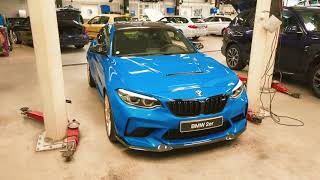 BMW M2 CS  Installation Wiechers Clubsport roll bar [upl. by Sinnoda]