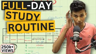 Full Day Routine for Exam Preparation  How many hours to Study [upl. by Llenad]