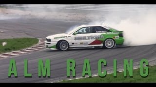 ALM Racing raw footage PART 1 AUDI S4 S2 4 wheel drift at Gatebil [upl. by Abihsot]