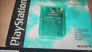 PS1 Official Memory Cards  Various info [upl. by Yendor437]