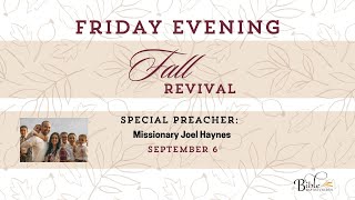 FRIDAY EVENING REVIVAL SERVICE [upl. by Dor]