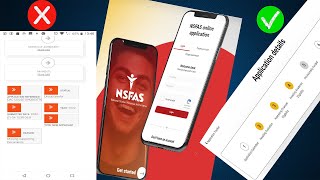 How to check your NSFAS status online with a phone  NSFAS online Applications [upl. by Odyssey]