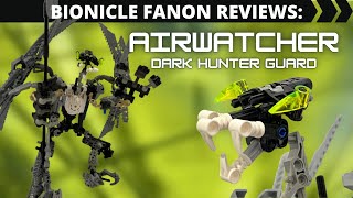 Airwatcher Dark Hunter Bionicle Fanon Review [upl. by Notsnhoj]