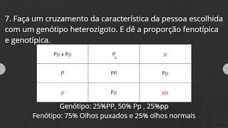 Exercício Resolvido hereditariedade [upl. by Ahsan977]