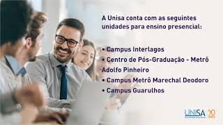 Faça sua PósGraduação na Unisa [upl. by Royce]