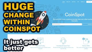 Big change on biggest crypto platform ‐ CoinSpot [upl. by Aihselat]