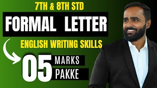 Formal Letter Writing English Writing Skills7th amp 8th stdPradeep Giri SIR [upl. by Nawak]