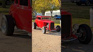 1932 Ford Classic Car Drive By Engine Sound Packard Proving Grounds Fall Open House 2024 [upl. by Alikam]