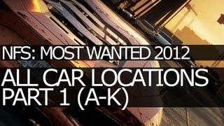 Need for Speed Most Wanted 2012  All Car Locations AK  All Jack Spots Part 1 [upl. by Aveer860]