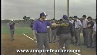 Umpire Training with Vic Voltaggio for UmpireTeachercom [upl. by Sset]