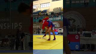 Counterattack performed by Mukhammed SERIK KAZ in the bout against Giorgi TSIKLAURI GEO SAMBO [upl. by Baron876]