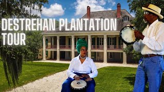 Destrehan Plantation Tour  Life of a House Slave and Field Slave [upl. by Esinwahs365]