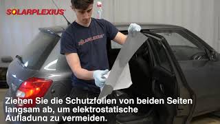 Solarplexius Einbau Schritt für Schritt  2 Vermeidung elektrostatische Aufladung [upl. by Yrrap]