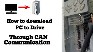 How to use GDC download through CAN communication  Lenze inverter communication usinig GDC [upl. by Fabien580]