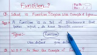 Introduction to Functions in C [upl. by Tekcirc]