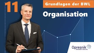 Vorlesung Grundlagen der BWL für alle Teil 11  Organisation [upl. by Nikolaus]