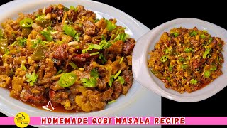 Gobi Masala Recipe Yummy Kitchen with Erum  Cauliflower Curry Recipe [upl. by Lehcer]