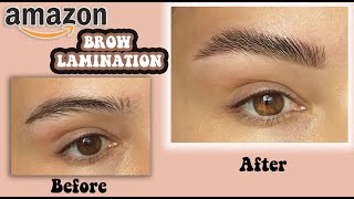 AMAZON brow lamination kit  Beauty At Home [upl. by Horton]