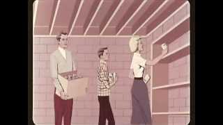 Family Fallout Shelters  Home Preparedness Workshop  1960  CharlieDeanArchives [upl. by Uzzial]