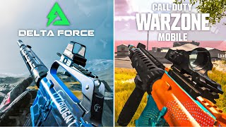 WARZONE MOBILE VS DELTA FORCE MOBILE WHICH GAME IS THE BEST IN 2025 [upl. by Florin826]