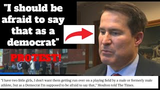 Democrat Seth Moulton GETS SLAMMED for saying Men shouldnt compete with Women HIS AID RESIGNS [upl. by Bink]