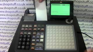 Casio SEC3500 How To Change The Till Rolls  Casio SEC3500 Till Rolls [upl. by Ahcsim]