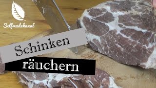 Kalträuchern von Schinken [upl. by Leachim]