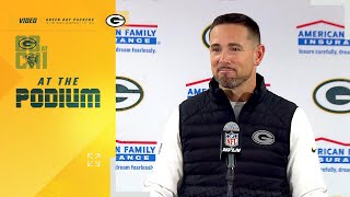 Matt LaFleur on Packers’ win vs Bears ‘You have to be resilient’ [upl. by Letram]